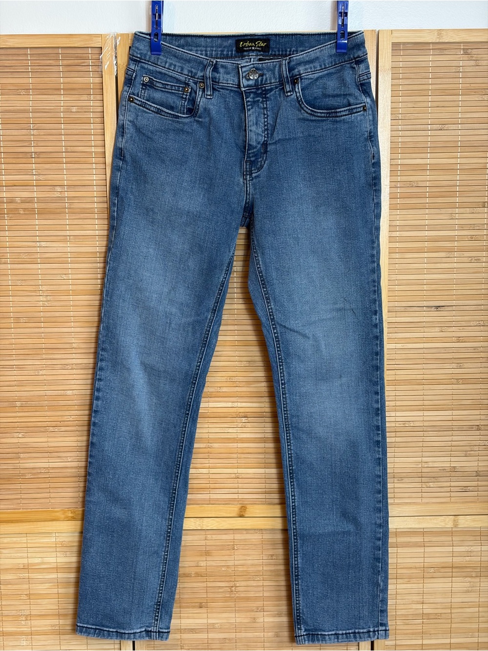 Urban Star Men’s Slim Straight Jeans fits 29 x 30 Read